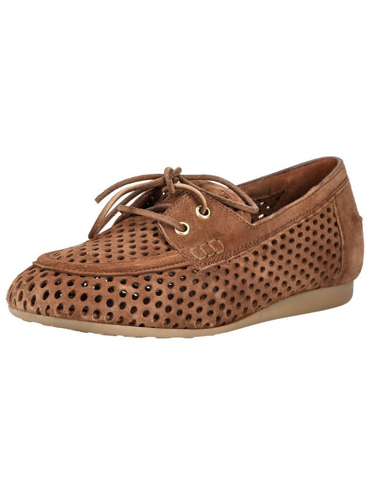 Paul Green Halbschuhe Veloursleder Schnürschuh (braun)