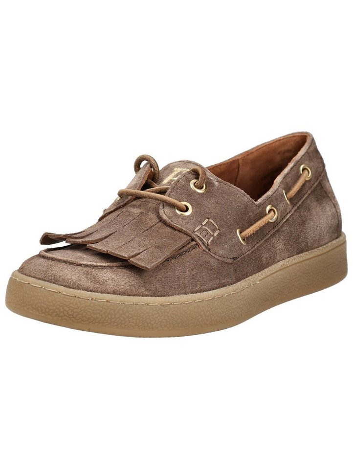 Paul Green Halbschuhe Veloursleder Schnürschuh (braun)