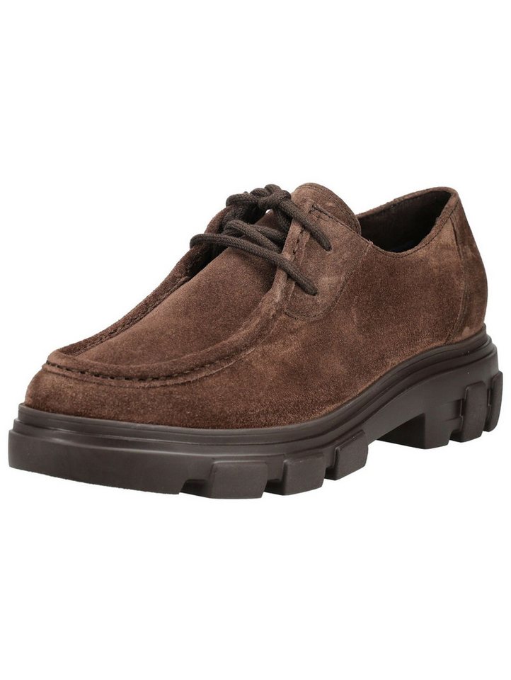 Paul Green Halbschuhe Veloursleder Schnürschuh (braun)