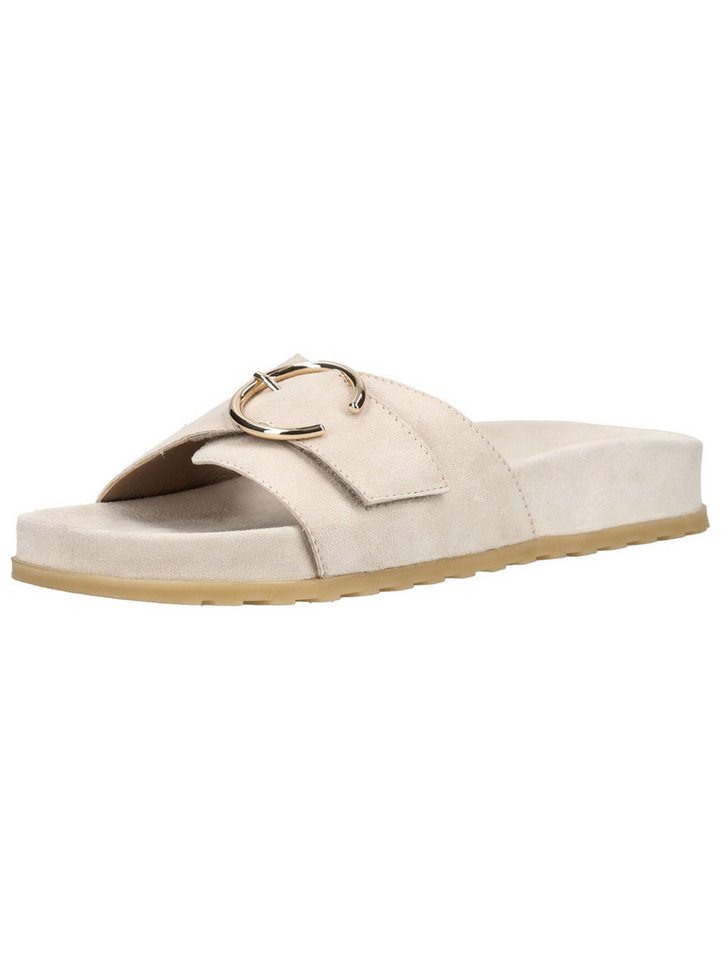 Paul Green Pantoletten Veloursleder Pantolette (beige)