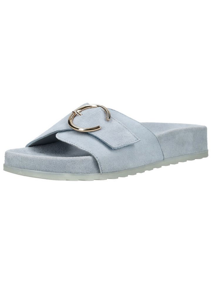 Paul Green Pantoletten Veloursleder Pantolette (blau)