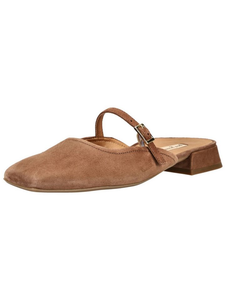 Paul Green Pantoletten Veloursleder Pantolette (braun)