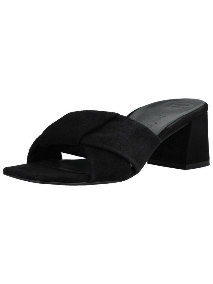 Paul Green Pantoletten Veloursleder Pantolette (schwarz)