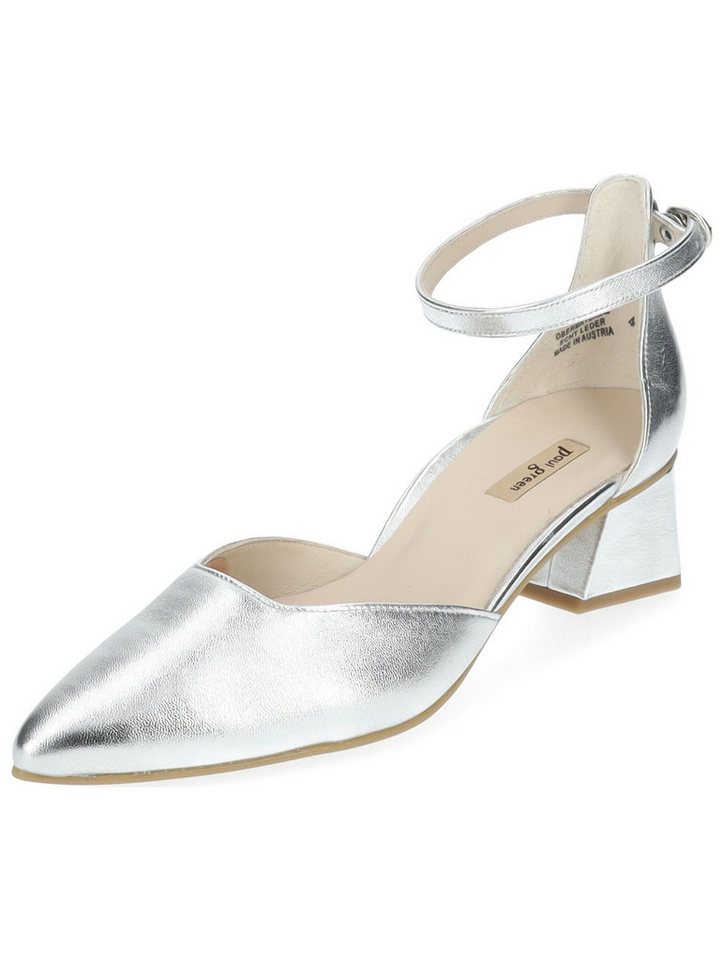 Paul Green Pumps Leder Pumps (silber)