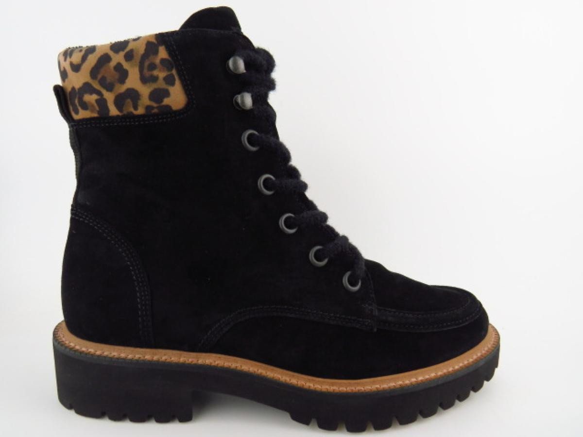Paul Green S.Suede/Leopard Stiefelette