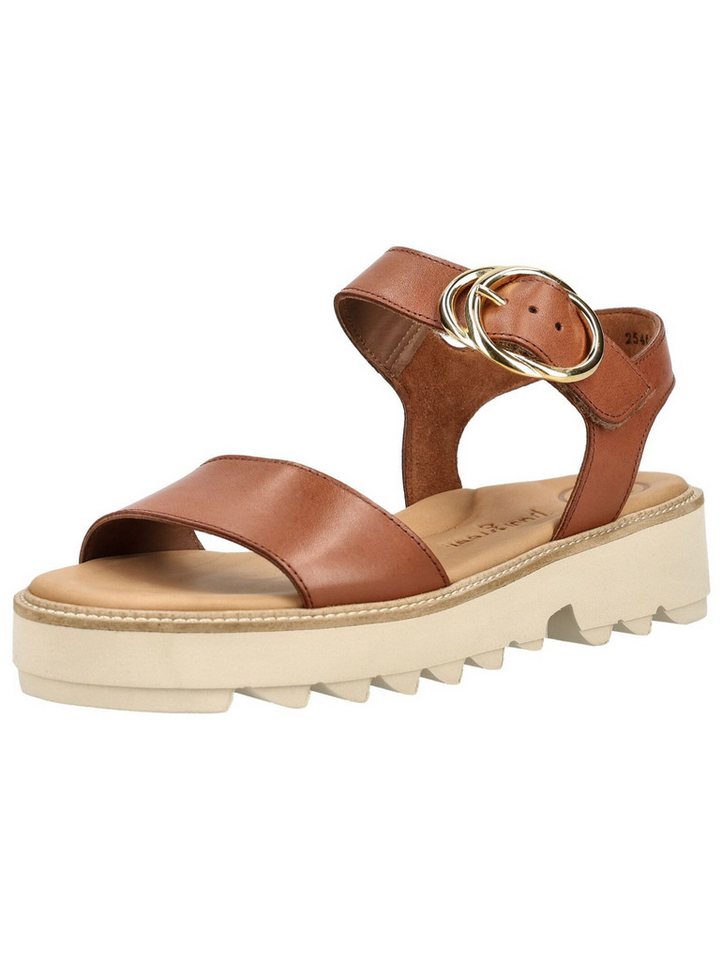 Paul Green Sandalen Glattleder Riemchensandale (braun)