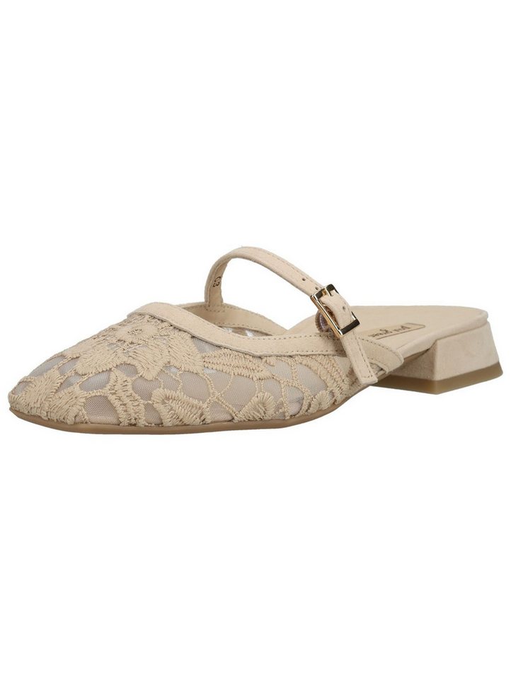 Paul Green Sandalen Leder/Textil Pantolette