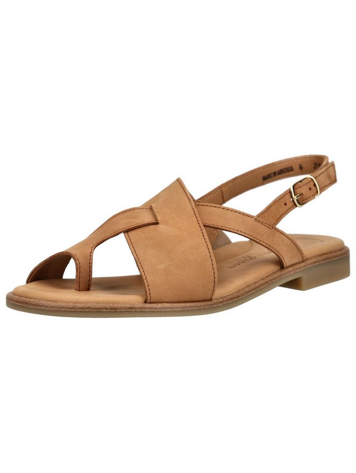 Paul Green Sandalen Nubukleder Riemchensandale (braun)