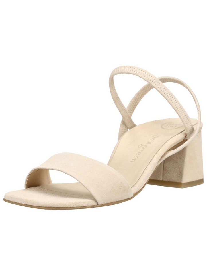 Paul Green Sandalen Veloursleder Riemchensandale (beige)