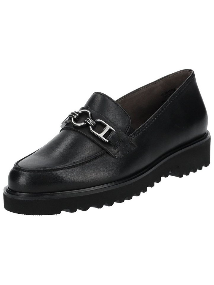 Paul Green Slipper Glattleder Slipper (schwarz)