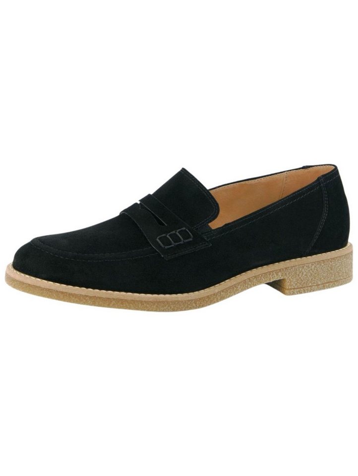 Paul Green Slipper Veloursleder Slipper (schwarz)