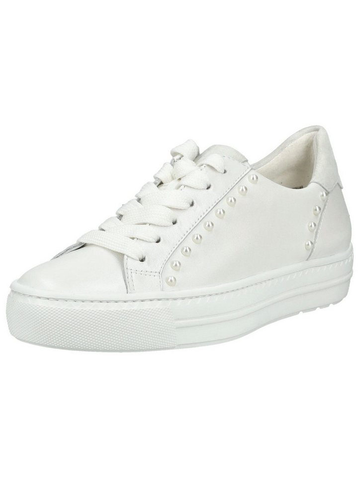 Paul Green Sneaker Glattleder Plateausneaker (weiß)