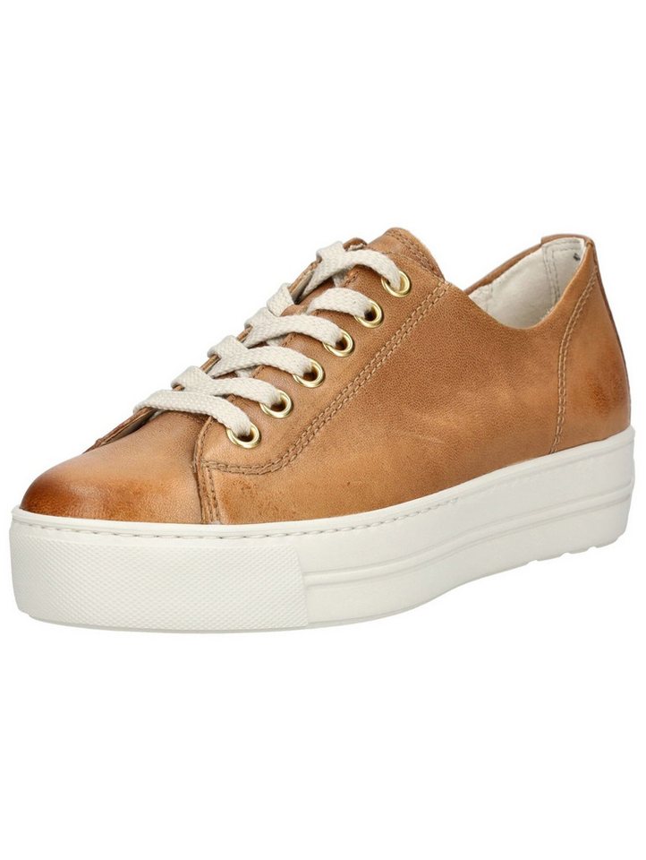 Paul Green Sneaker Glattleder Sneaker (braun)