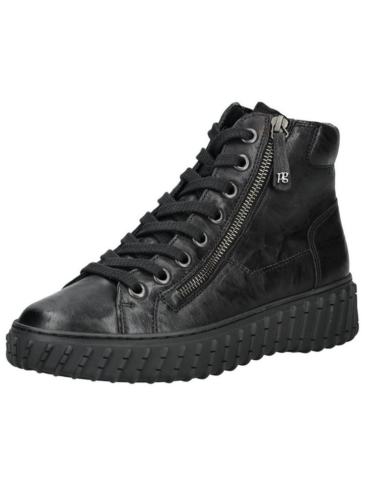 Paul Green Sneaker Glattleder Sneaker (schwarz)