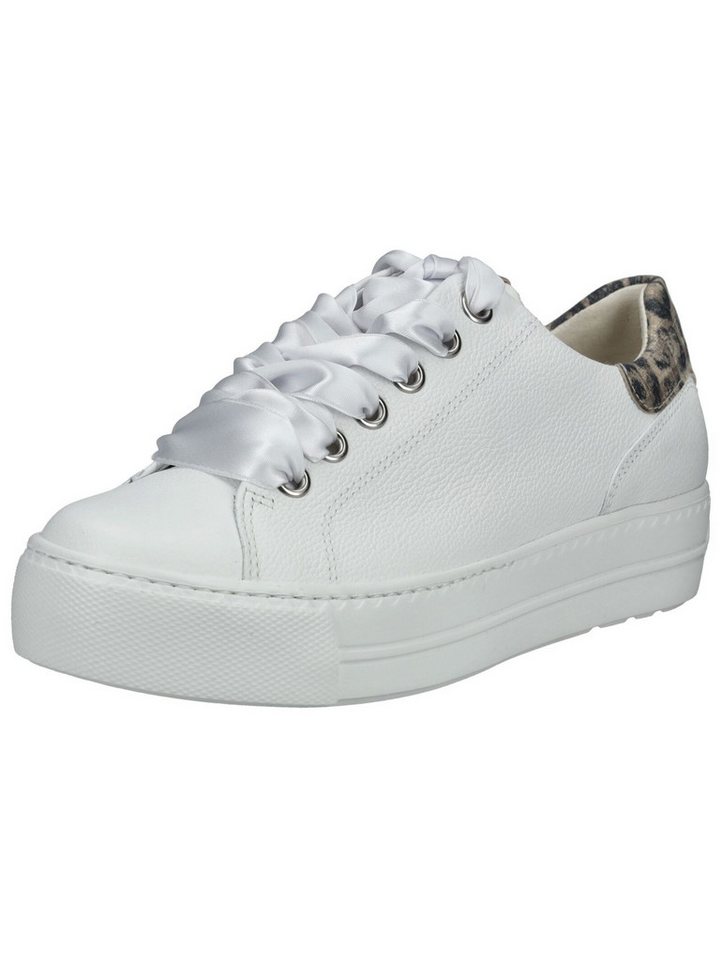 Paul Green Sneaker Leder Plateausneaker (weiß)
