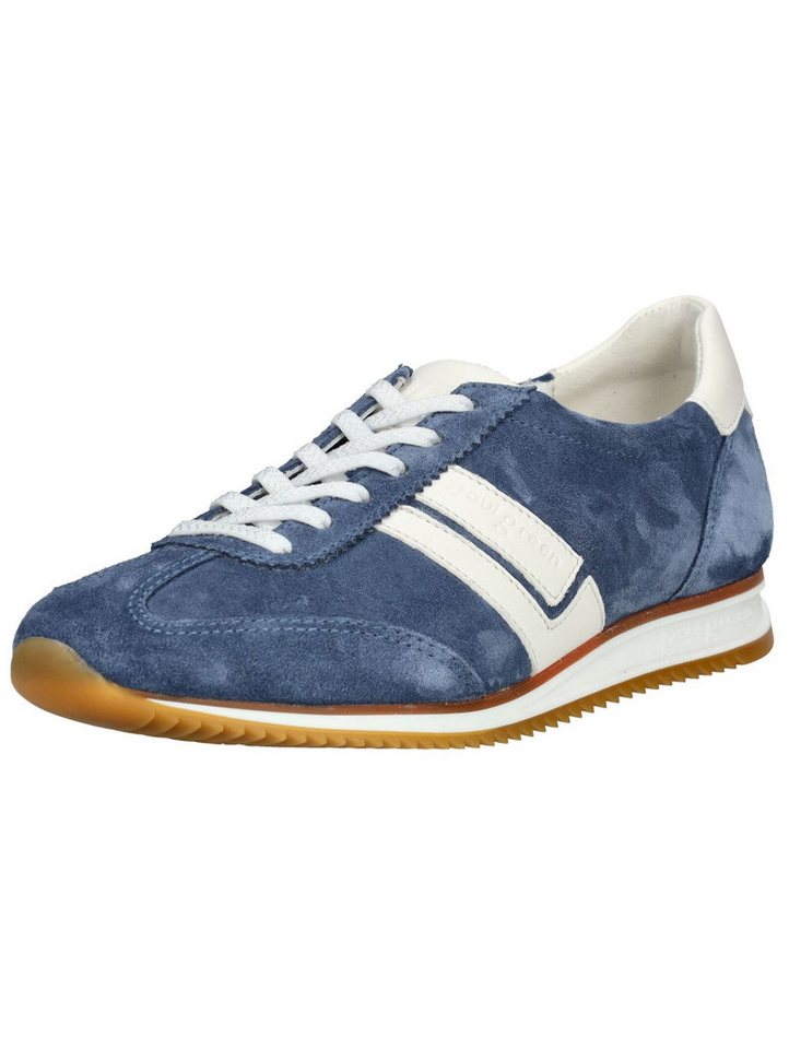 Paul Green Sneaker Leder Sneaker (beige/blau)