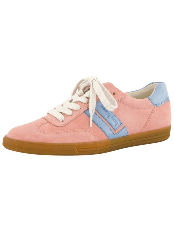 Paul Green Sneaker Leder Sneaker (blau/rosa)