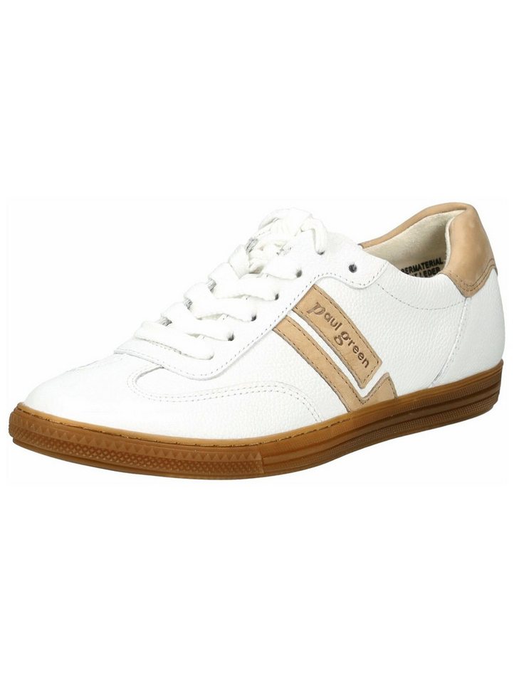 Paul Green Sneaker Leder Sneaker (braun/weiß)