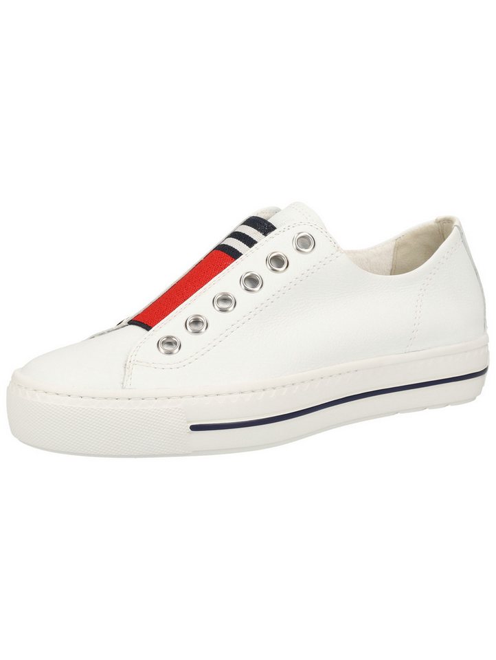 Paul Green Sneaker Leder Sneaker (rot/weiß)