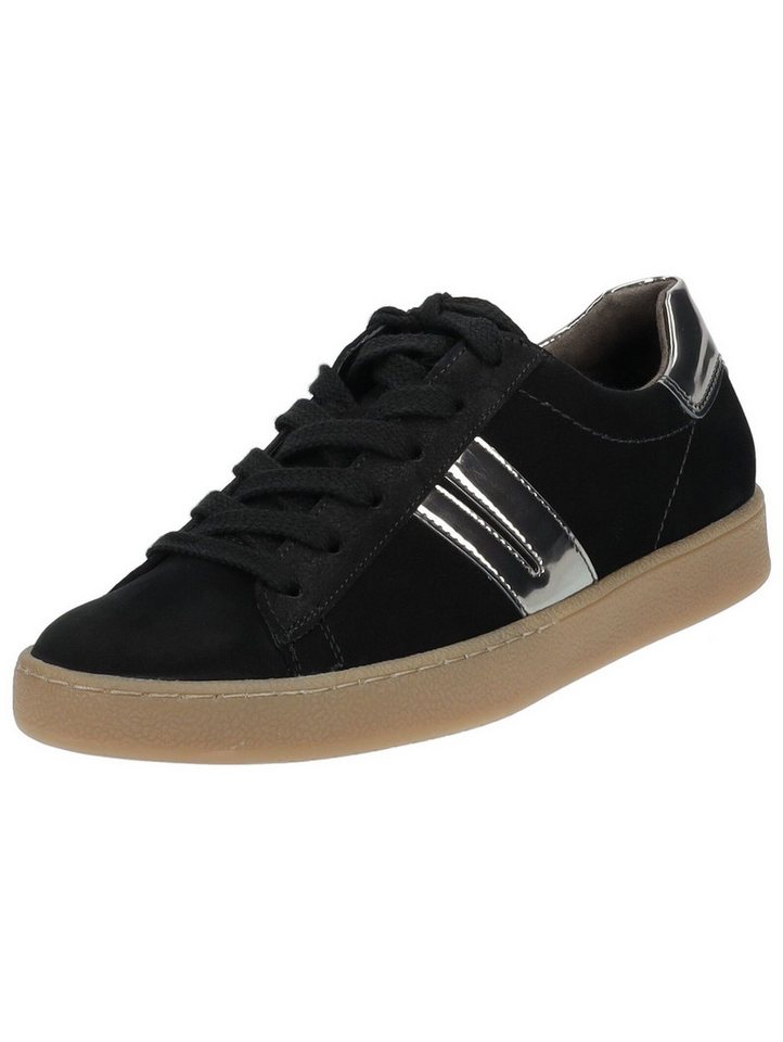 Paul Green Sneaker Leder Sneaker (schwarz/silber)