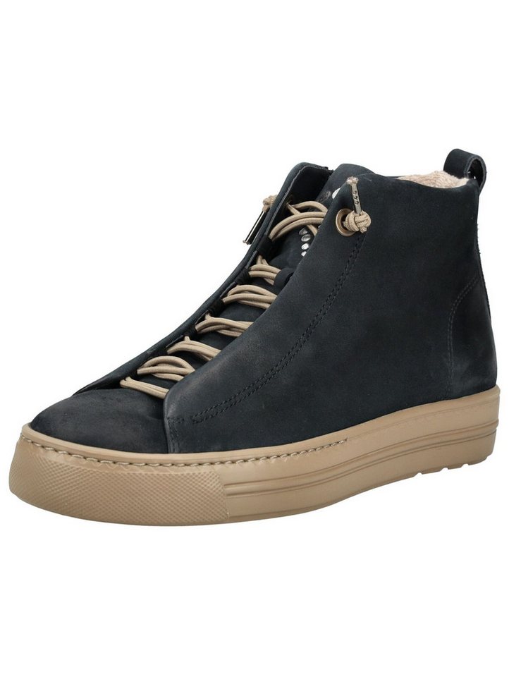 Paul Green Sneaker Nubukleder Sneaker (blau)