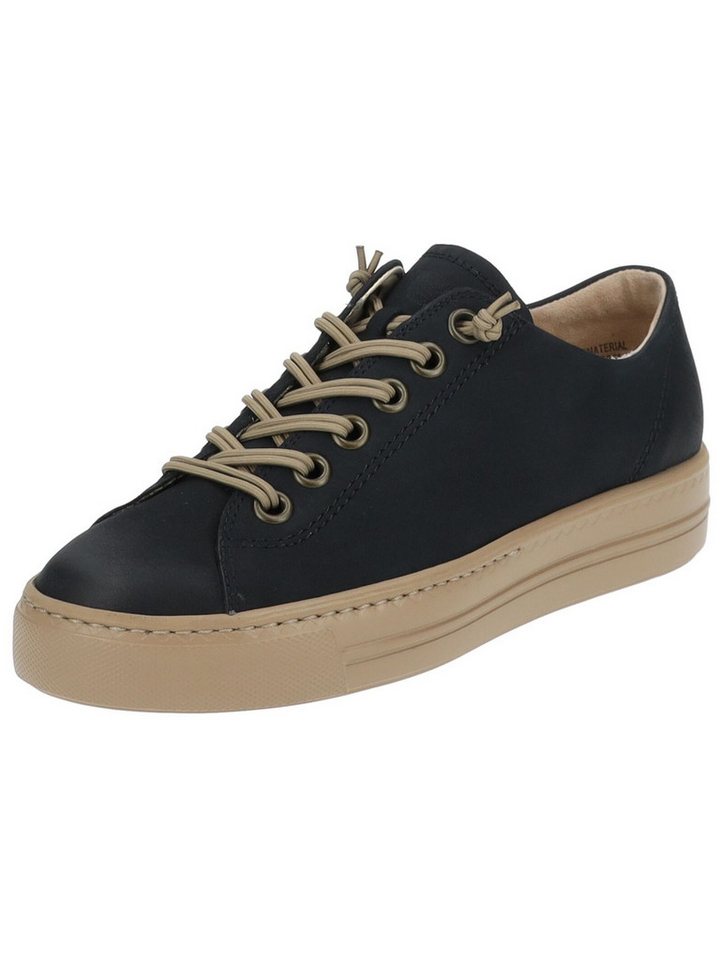 Paul Green Sneaker Nubukleder Sneaker (blau)