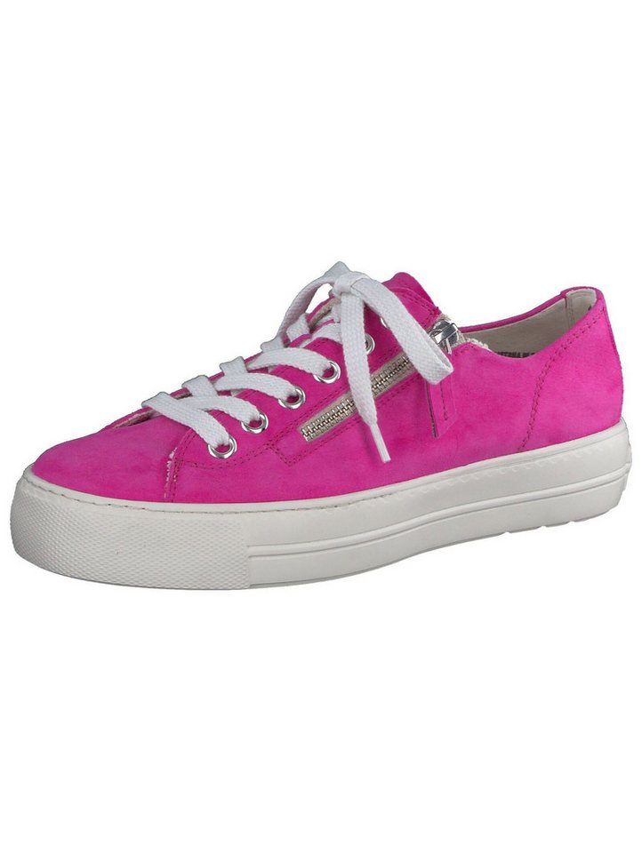 Paul Green Sneaker Veloursleder Sneaker (rosa)
