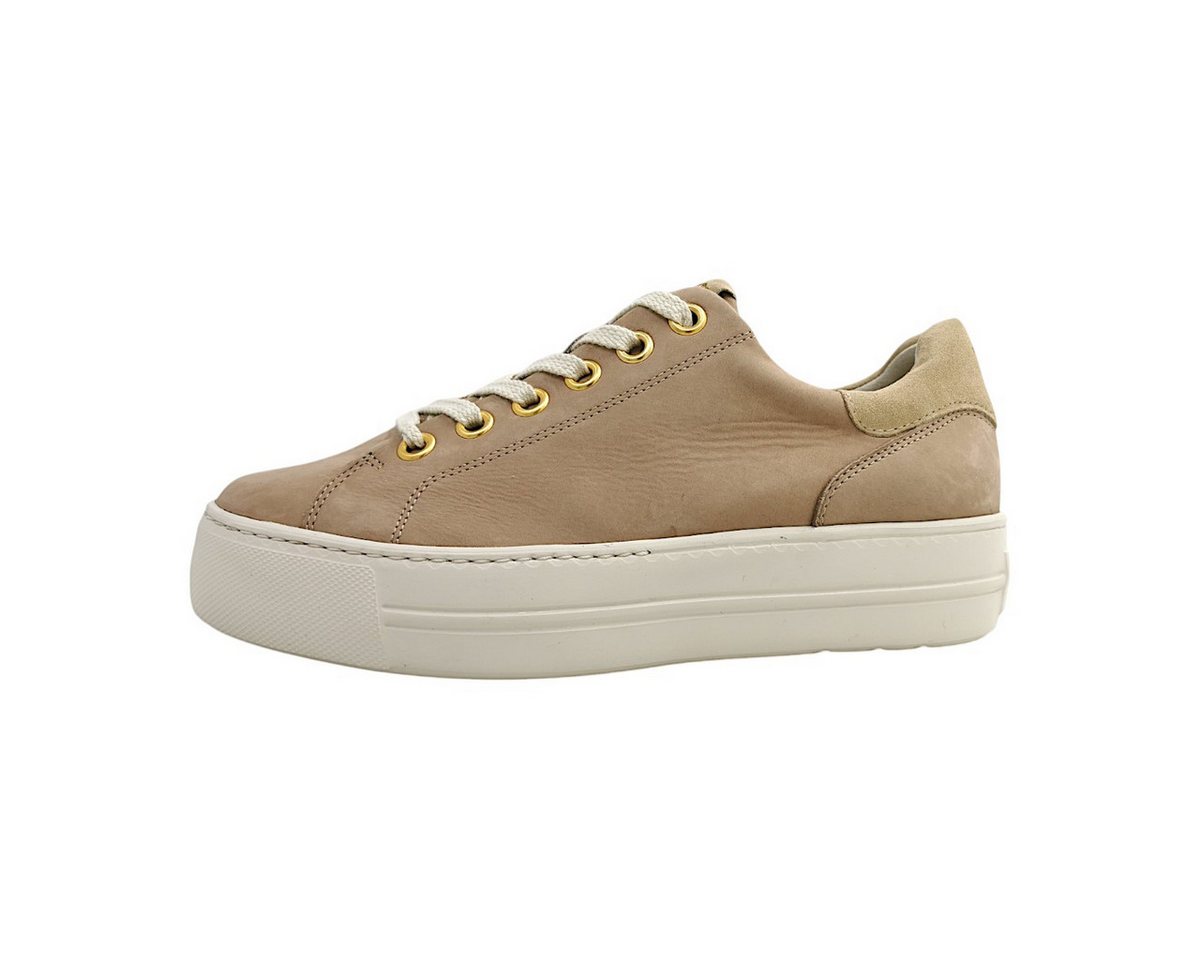 Paul Green sportlicher Schnürer Schnürschuh (beige)