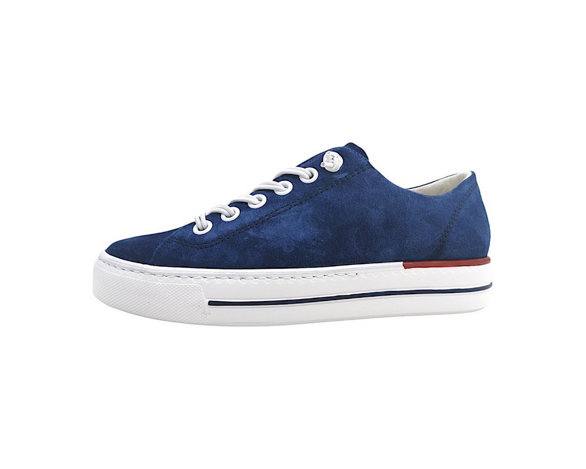 Paul Green sportlicher Schnürer Schnürschuh (blau)