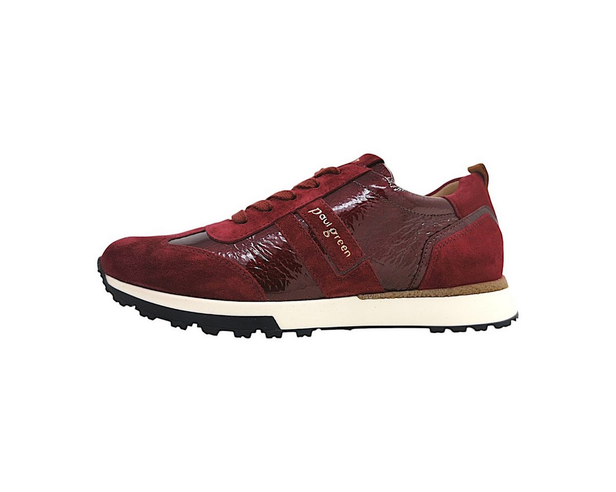 Paul Green sportlicher Schnürer Schnürschuh (rot)