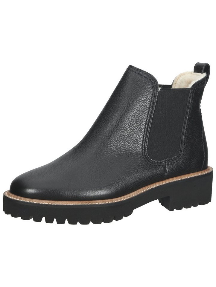 Paul Green Stiefelette Glattleder Ankleboots (schwarz)