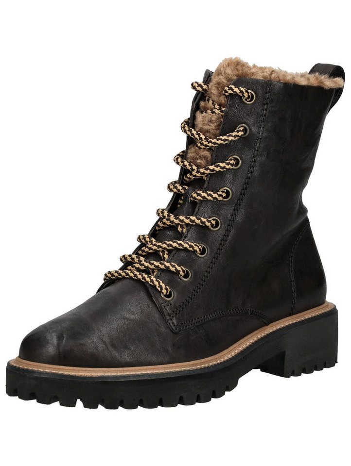 Paul Green Stiefelette Glattleder Schnürstiefelette (braun)