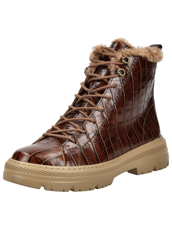 Paul Green Stiefelette Glattleder Schnürstiefelette