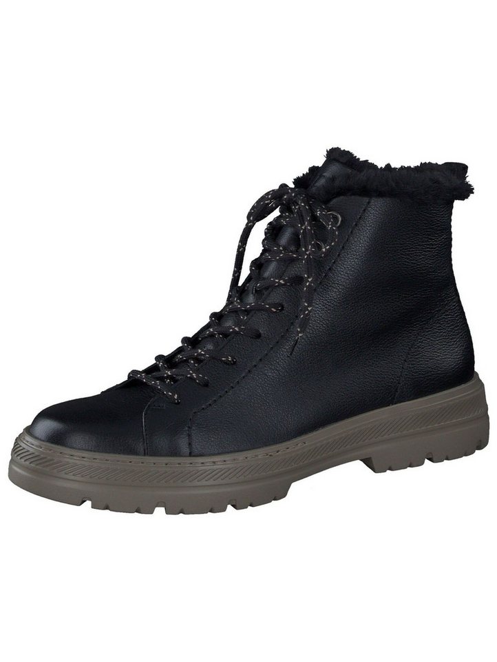 Paul Green Stiefelette Glattleder Schnürstiefelette