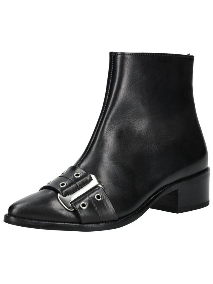 Paul Green Stiefelette Glattleder Stiefelette (schwarz)