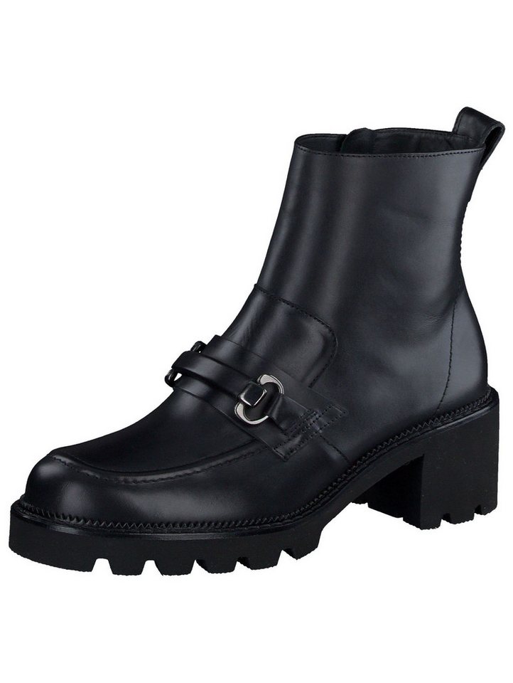 Paul Green Stiefelette Glattleder Stiefelette (schwarz)