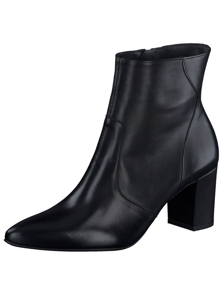 Paul Green Stiefelette Glattleder Stiefelette (schwarz)