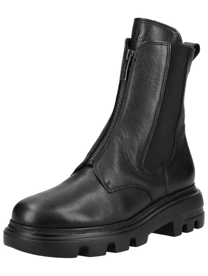 Paul Green Stiefelette Leder/Textil Stiefelette (schwarz)