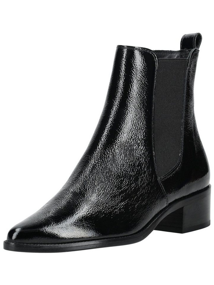 Paul Green Stiefelette Leder/Textil Stiefelette (schwarz)