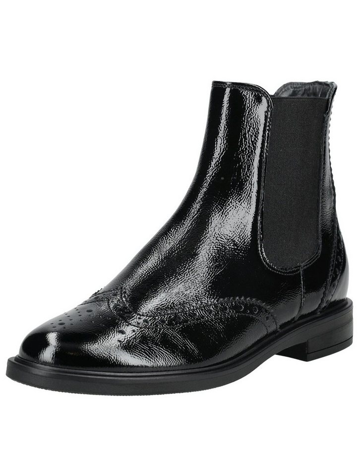 Paul Green Stiefelette Leder/Textil Stiefelette (schwarz)
