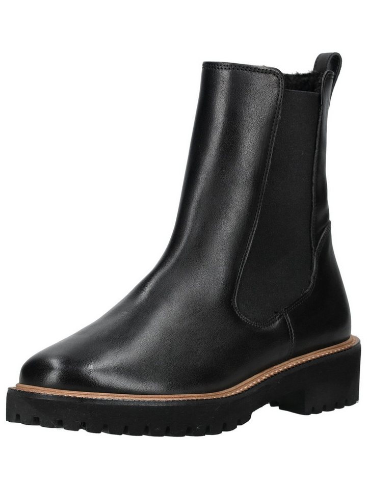 Paul Green Stiefelette Leder/Textil Stiefelette (schwarz)
