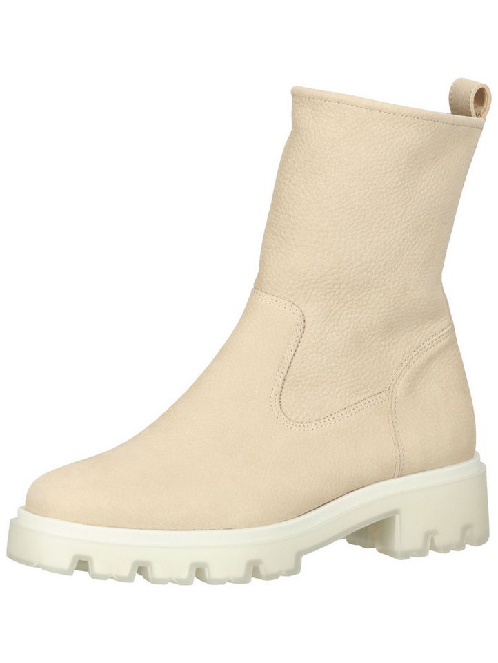 Paul Green Stiefelette Nubukleder Schnürstiefelette (beige)