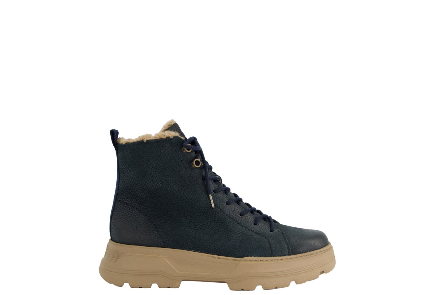 Paul Green 5497-028, Warmfutter, Boots, Blau, Damen Stiefel