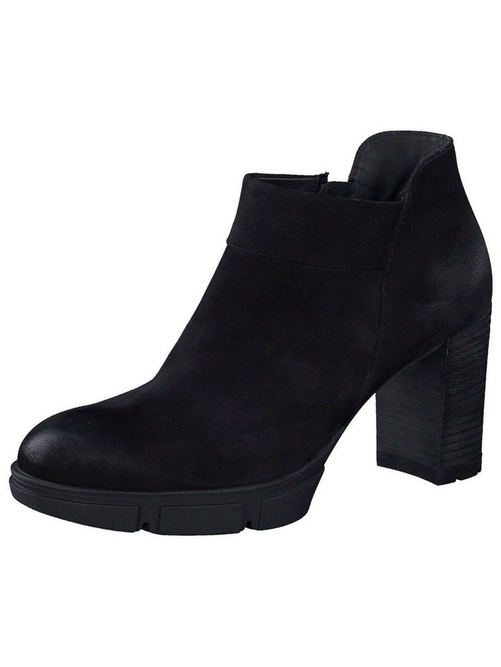 Paul Green Stiefelette Nubukleder Stiefelette (schwarz)