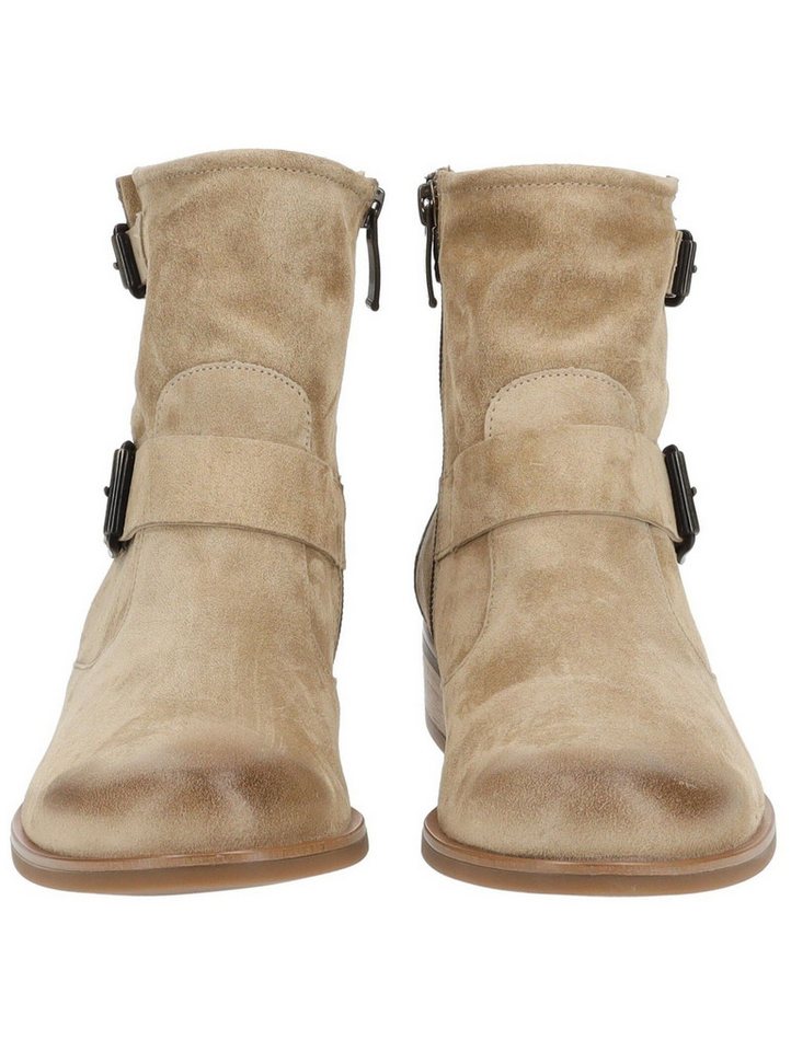 Paul Green Stiefelette Veloursleder Bikerboots