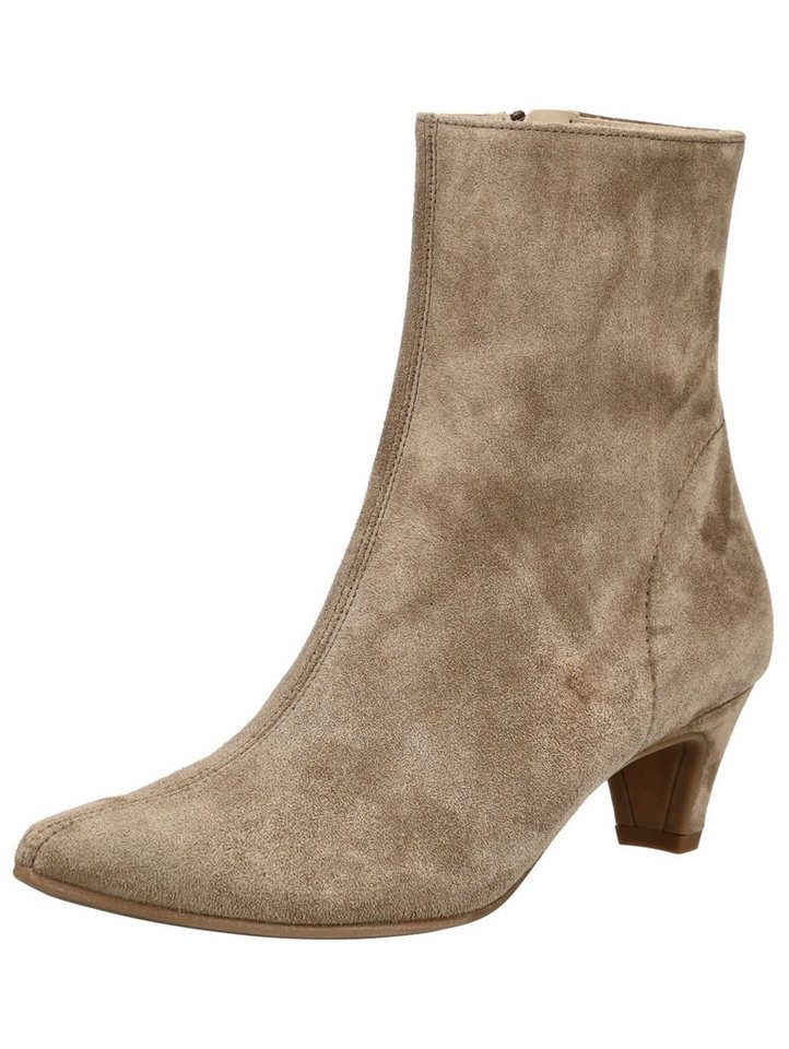 Paul Green Stiefelette Veloursleder Stiefelette (beige)