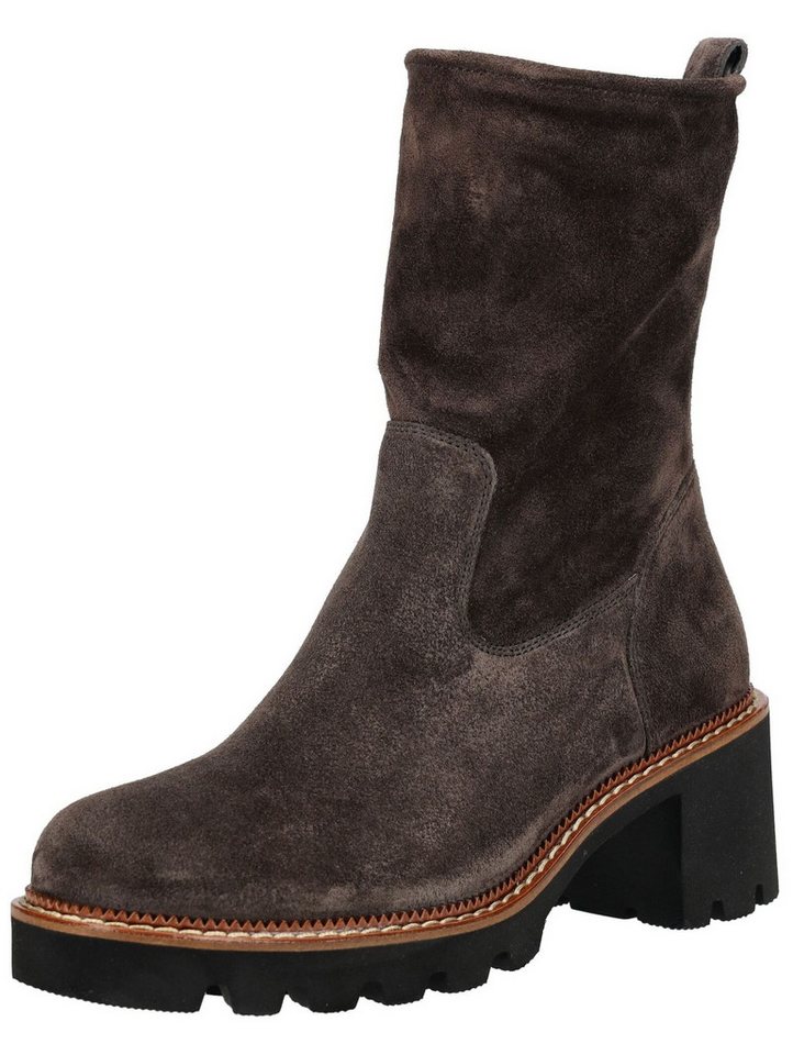 Paul Green Stiefelette Veloursleder Stiefelette (braun)