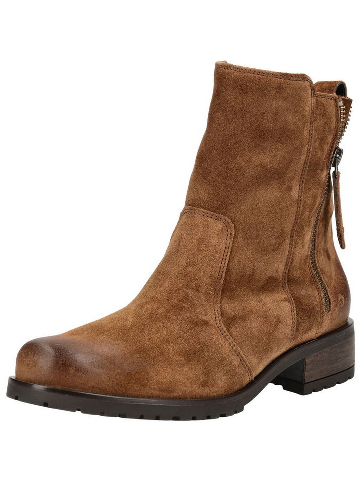 Paul Green Stiefelette Veloursleder Stiefelette (braun)