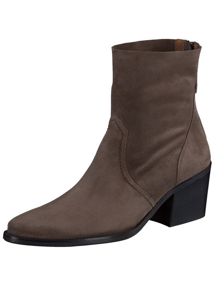 Paul Green Stiefelette Veloursleder Stiefelette (braun)