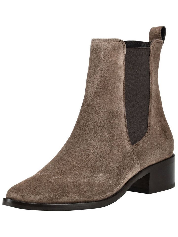 Paul Green Stiefelette Veloursleder Stiefelette (braun)